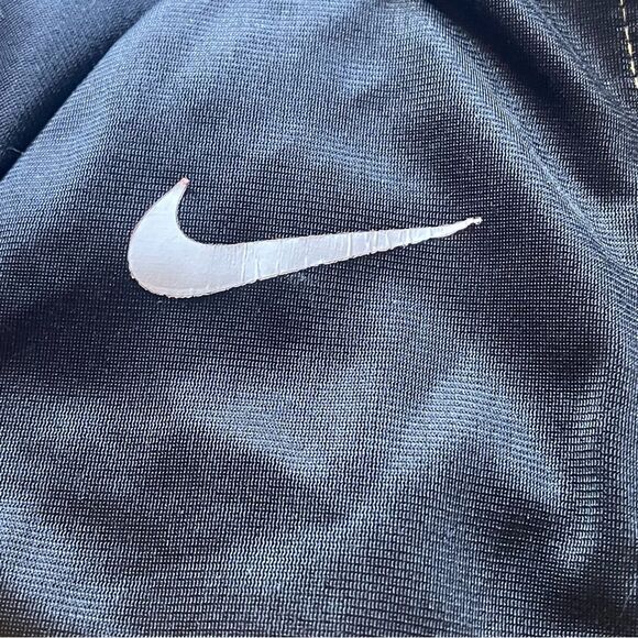 Kids Nike set size XS age 4 yellow and black zip up jacket track #72 running man - Picture 3 of 10